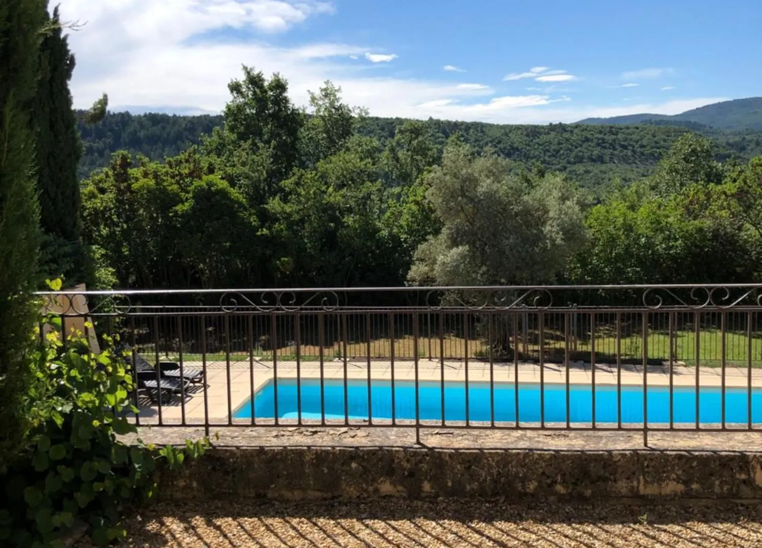 Luberon Provence Swimming Pool Terrace View For 2 Apartment Viens