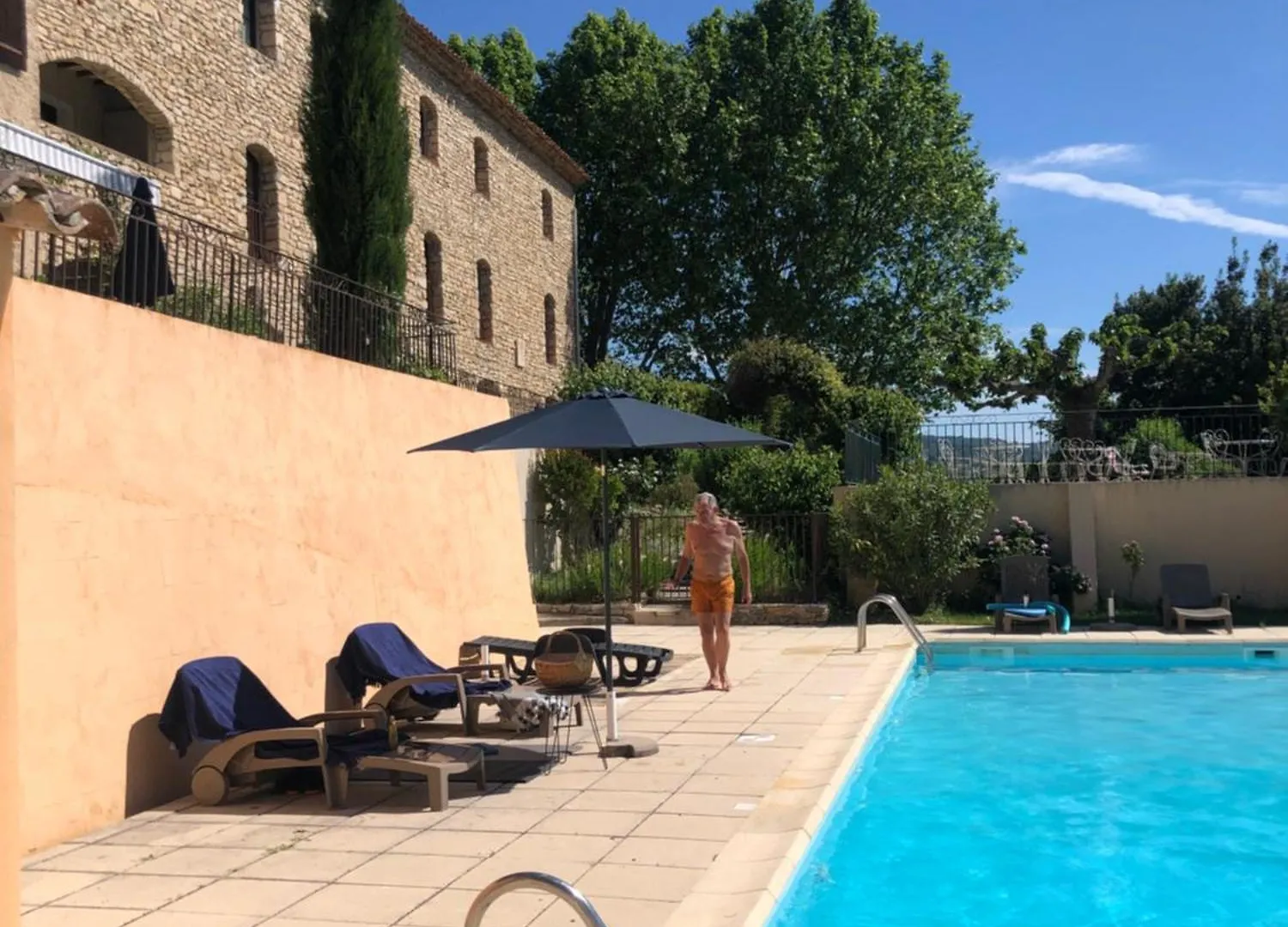 Luberon Provence Swimming Pool Terrace View For 2 Apartment Viens