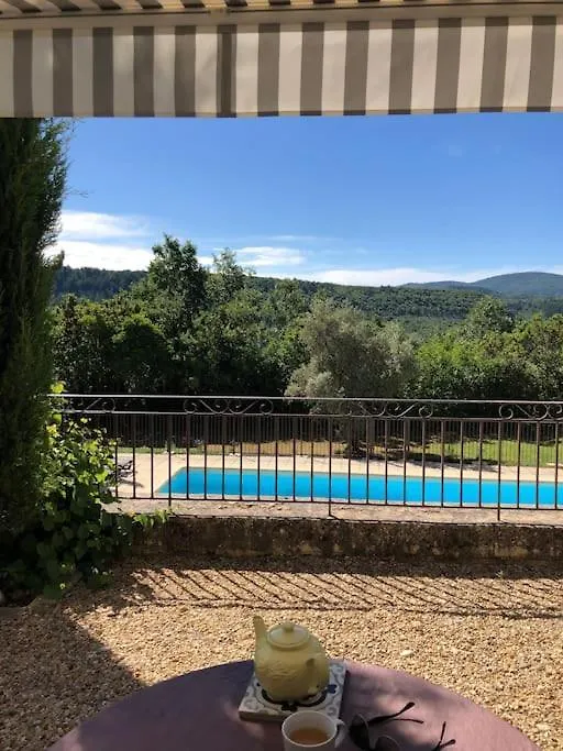 Luberon Provence Swimming Pool Terrace View For 2 Apartment Viens